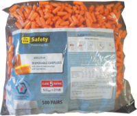ON SITE SAFETY UNCORDED EAR PLUGS - BULK 500/POLYBAG 